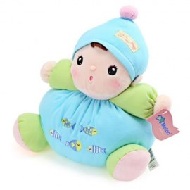 METOO STUFFED PLUSH DOLL TOY BIRTHDAY CHRISTMAS GIFT FOR BABY (LAKE BLUE)