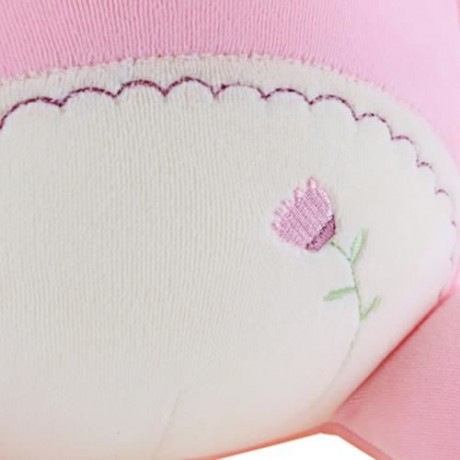 METOO ANIMAL PLUSH DOLL TOY BIRTHDAY CHRISTMAS GIFT FOAM GRANULE FILLER (SHALLOW PINK)