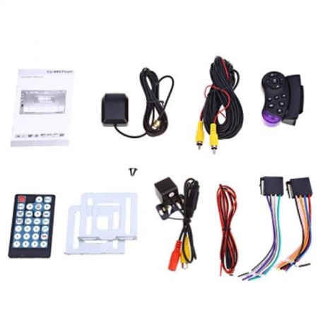 7020G 7 INCH CAR AUDIO STEREO MP5 PLAYER REMOTE CONTROL REARVIEW CAMERA GPS NAVIGATION FUN