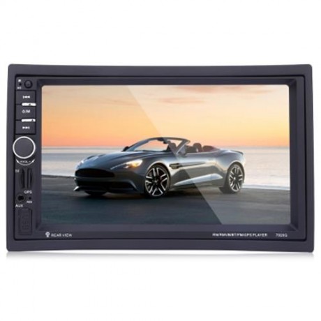 7020G 7 INCH CAR AUDIO STEREO MP5 PLAYER REMOTE CONTROL REARVIEW CAMERA GPS NAVIGATION FUN