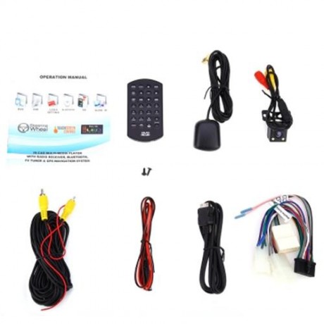 7 INCH CAR DVD PLAYER REMOTE CONTROL INTELLIGENT REVERSING CAMERA GPS NAVIGATION FUNCTION