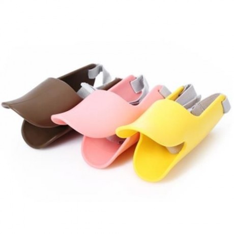 ANTI-BITE DUCK SHAPE DOG MOUTH MUZZLE MASK COVER (PINK)