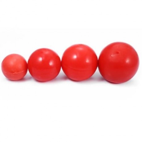 PET BITE-RESISTANT NON-TOXIC ODORLESS RUBBER CHEW BALL TOY (RED)