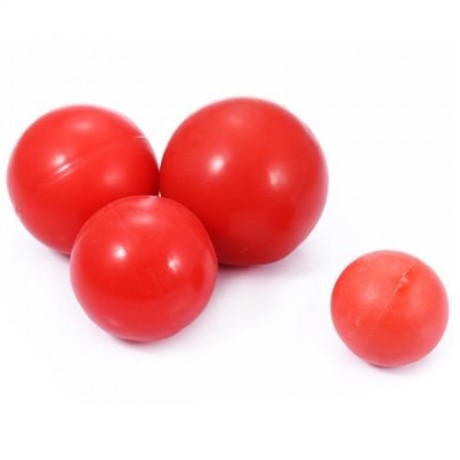 PET BITE-RESISTANT NON-TOXIC ODORLESS RUBBER CHEW BALL TOY (RED)