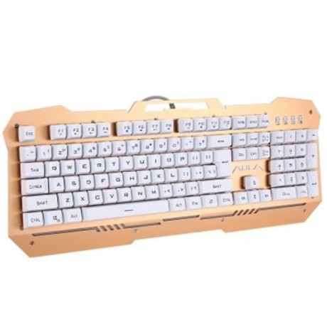 AULA WIRED OPTICAL GAMING KEYBOARD WITH LED BACKLIT (TYRANT GOLD)