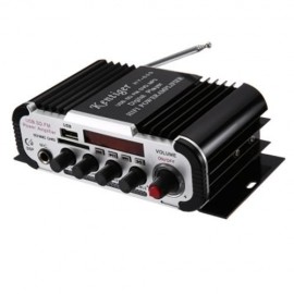 KENTIGER HY - 600 FM IR CONTROL FM MP3 USB HIFI STEREO POWER DIGITAL AMPLIFIER (BLACK)