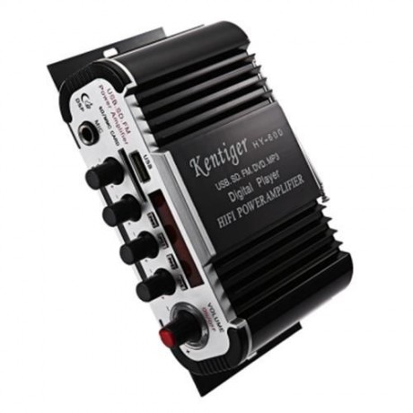 KENTIGER HY - 600 FM IR CONTROL FM MP3 USB HIFI STEREO POWER DIGITAL AMPLIFIER (BLACK)