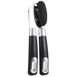STAINLESS STEEL MANUAL HEAVY DUTY CHROME CAN OPENER (BLACK)