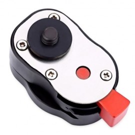 WEIHE UNIVERSAL TRIPOD MONOPOD 1/4 3/8 INCH QUICK RELEASE PLATE (BLACK)