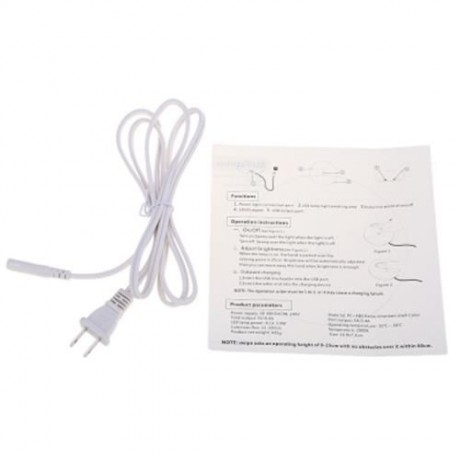 LED ROUND BODY INDUCTION NIGHTLIGHT DIMMING LIGHT (WHITE)