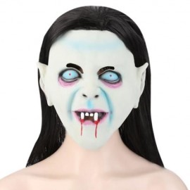 HORROR LATEX MASK WITH WIG HAIR FOR THE GRUDGE SADAKO GHOST FIGURE MASQUERADE HALLOWEEN PA