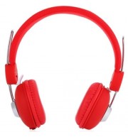 JKR 110 3.5MM PLUG FOLDABLE WIRED STEREO HIFI MUSIC HEADPHONES HEADSET (RED)