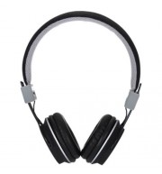 3.5MM PLUG FOLDABLE WIRED STEREO HIFI MUSIC HEADPHONES HEADSET (BLACK)