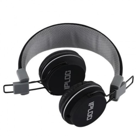 3.5MM PLUG FOLDABLE WIRED STEREO HIFI MUSIC HEADPHONES HEADSET (BLACK)