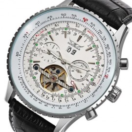 JARAGAR J1205314 MALE AUTO MECHANICAL WATCH LUMINOUS DATE DAY DISPLAY TOURBILLON WRISTWATC