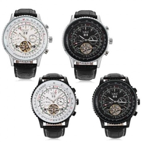 JARAGAR J1205314 MALE AUTO MECHANICAL WATCH LUMINOUS DATE DAY DISPLAY TOURBILLON WRISTWATC