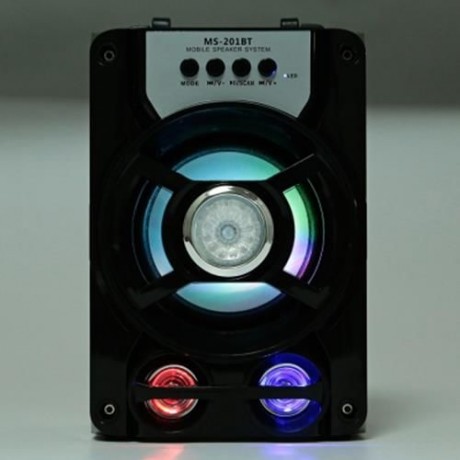 REDMAINE MS - 201BT PORTABLE HIGH POWER OUTPUT FM RADIO WIRELESS BLUETOOTH SPEAKER (BLACK)