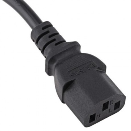 AC POWER CORD CHARGER CABLE PLUG 1.5M FOR LAPTOP (BLACK)