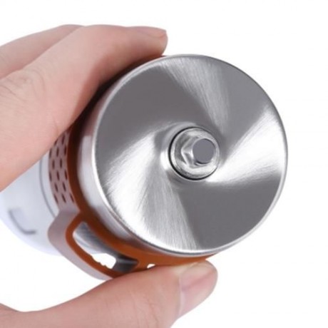 ALOCS CW - K17 OUTDOOR HOME TRAVEL HANDMADE COFFEE MILL GRINDER (SILVER)
