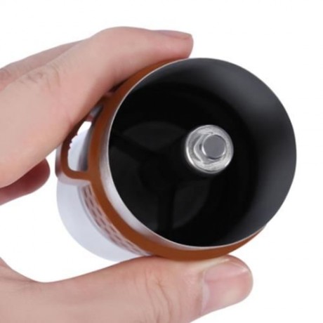 ALOCS CW - K17 OUTDOOR HOME TRAVEL HANDMADE COFFEE MILL GRINDER (SILVER)