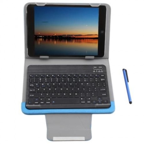3 IN 1 UNIVERSAL WIRELESS BLUETOOTH KEYBOARD TABLET PROTECTIVE CASE WITH STANDER FOR IOS /