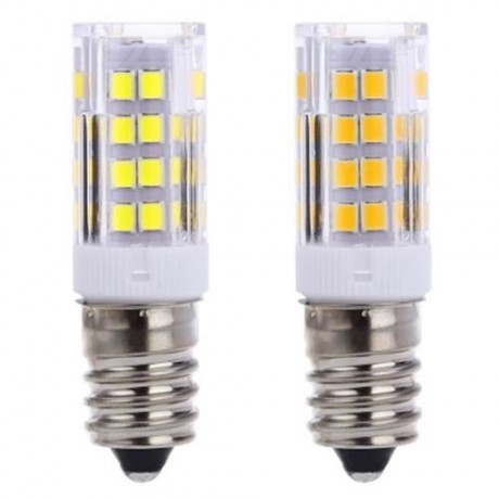 LIGHTME 10PCS E14 AC 220V 3W SMD 2835 LED BULB WITH 51 LEDS (WARM WHITE LIGHT)