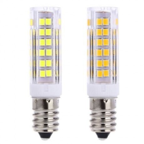 LIGHTME 10PCS E14 AC 220V 3W SMD 2835 LED BULB WITH 75 LEDS (WARM WHITE LIGHT)