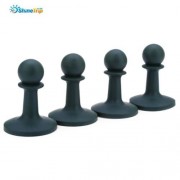 SHINETRIP 4PCS CAMPING TPR GUARD SHAPE LIGHTNING PROTECTION CAP DEVICE (DEEP GREEN)