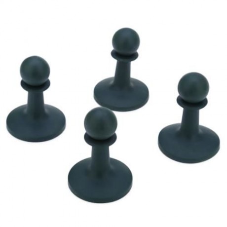 SHINETRIP 4PCS CAMPING TPR GUARD SHAPE LIGHTNING PROTECTION CAP DEVICE (DEEP GREEN)