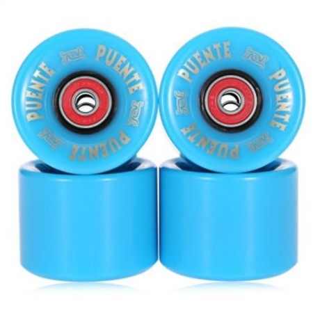 4PCS 60 X 45MM OUTDOOR SPORT SKATEBOARDING WHEEL SKATE BEARING (BLUE)