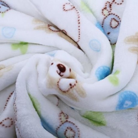 SUPER SOFT CHILDREN CARTOON PRINT PLUS SIZE BLANKET (LITTLE BEAR)