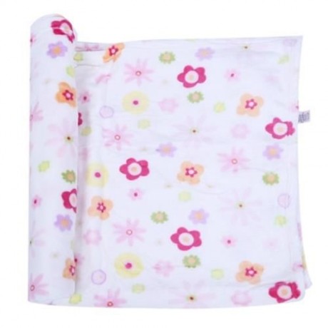 SUPER SOFT CHILDREN CARTOON PRINT PLUS SIZE BLANKET (COLORFUL FLOWER)