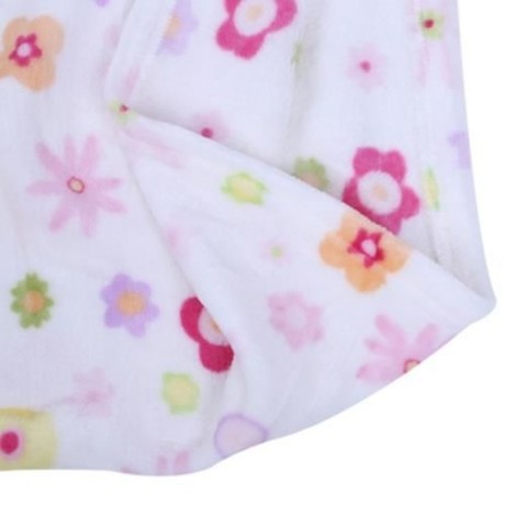 SUPER SOFT CHILDREN CARTOON PRINT PLUS SIZE BLANKET (COLORFUL FLOWER)