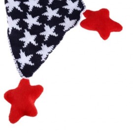 CUTE STAR STRIPE PATTERN KNITTED WARM CHILDREN SCARF (CADETBLUE)