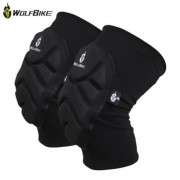 WOLFBIKE BC314 PAIRED BREATHABLE SKIING SNOWBOARDING KNEE PAD PROTECTOR (BLACK)