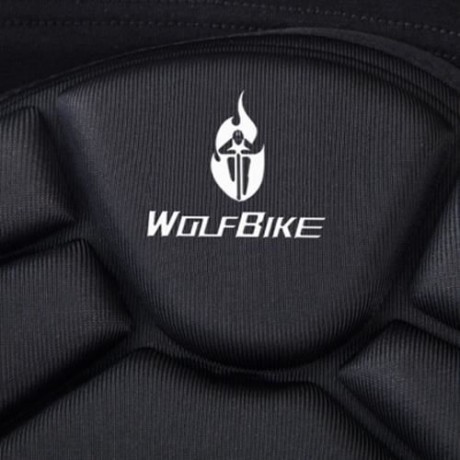 WOLFBIKE BC314 PAIRED BREATHABLE SKIING SNOWBOARDING KNEE PAD PROTECTOR (BLACK)