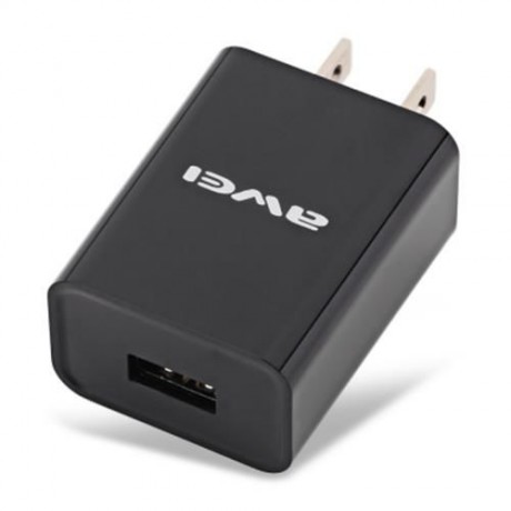 AWEI C - 600 2A UNIVERSAL WALL HOME TRAVEL CHARGER (BLACK)