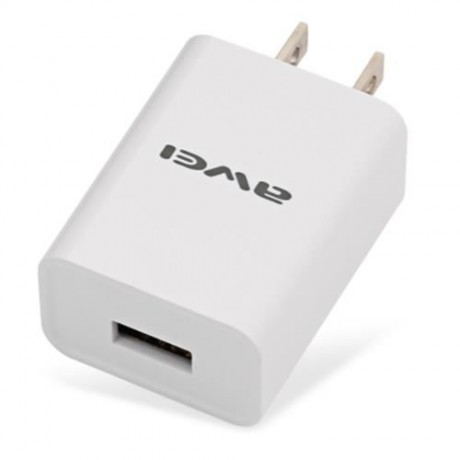 AWEI C - 600 2A UNIVERSAL WALL HOME TRAVEL CHARGER (WHITE)