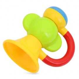 3PCS BABY COLORFUL HAND SHAKE BELL RING RATTLE FEEDER EDUCATIONAL TOY (#2)