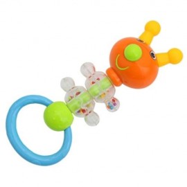 3PCS BABY COLORFUL HAND SHAKE BELL RING RATTLE FEEDER EDUCATIONAL TOY (#4)