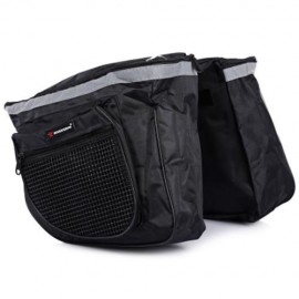 ROBESBON 25L MOUNTAIN BIKE REAR RACK BAG WITH INDEPENDENT SIDE POUCH BICYCLE EQUIPMENT (BL