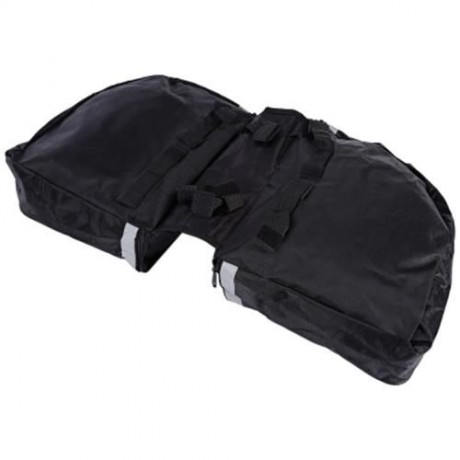 ROBESBON 25L MOUNTAIN BIKE REAR RACK BAG WITH INDEPENDENT SIDE POUCH BICYCLE EQUIPMENT (BL