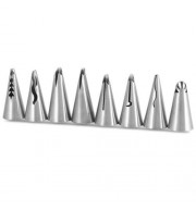 8PCS STAINLESS STEEL BUTTERCREAM ICING PIPING NOZZLES DIY BAKING TOOLS FOR CAKE CUPCAKE DE
