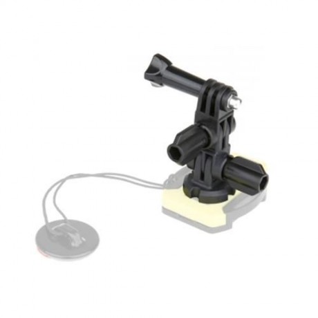 DAZZNE DZ-SG2 TWO AXIS ADJUSTABLE ANGLE MOUNT PIVOT ARM KIT FOR ACTION CAMERA (BLACK)