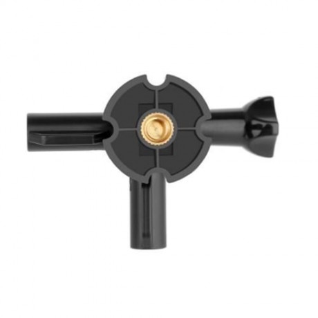 DAZZNE DZ-SG2 TWO AXIS ADJUSTABLE ANGLE MOUNT PIVOT ARM KIT FOR ACTION CAMERA (BLACK)