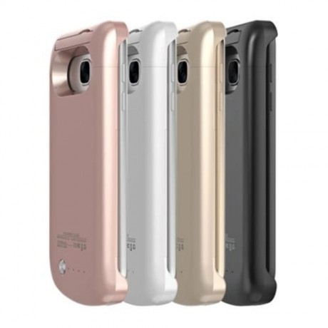 4200MAH BACKUP BATTERY EXTERNAL POWER BANK CHARGER CASE FOR SAMSUNG GALAXY S7 (ROSE GOLD)