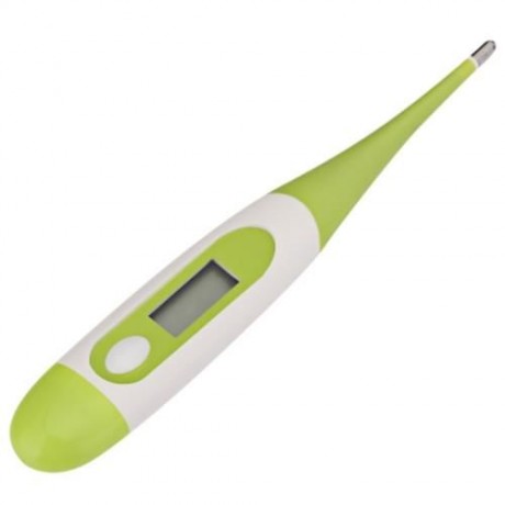 PORTABLE DIGITAL ELECTRONIC THERMOMETER FLEXIBLE TEMPERATURE SENSOR (GREEN)