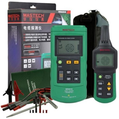 MASTECH MS6818 ADVANCED CABLE TRACKER PIPE LOCATOR DETECTOR NETWORK TELEPHONE CABLE LAN ET