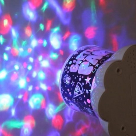 CHAOSHENG CS1039 - 2 STAR PROJECTOR LED ROTATING LIGHT SKY STARRY LAMP (BLACK)