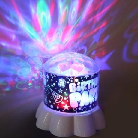 CHAOSHENG CS1039 - 2 STAR PROJECTOR LED ROTATING LIGHT SKY STARRY LAMP (BLACK)
